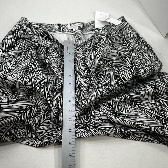 Coldwater Creek Women's Size 16 Pant Ankle Leg Tropical Black New With Tags - Picture 12 of 15